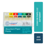Cono de papel – 0.2 200 unid Gapadent