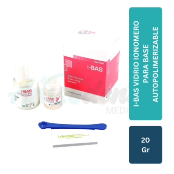 I-BAS VIDRIO IONOMERO PARA BASE AUTOPOLIMERIZABLE 20 GRS