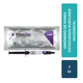Ionómero de vidrio fotocurado RubyLiner Incidental 2 gr