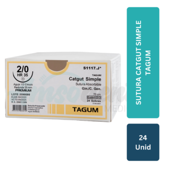 SUTURA CATGUT SIMPLE TAGUM