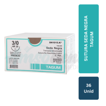 Sutura Seda Negra Tagum 36 unid
