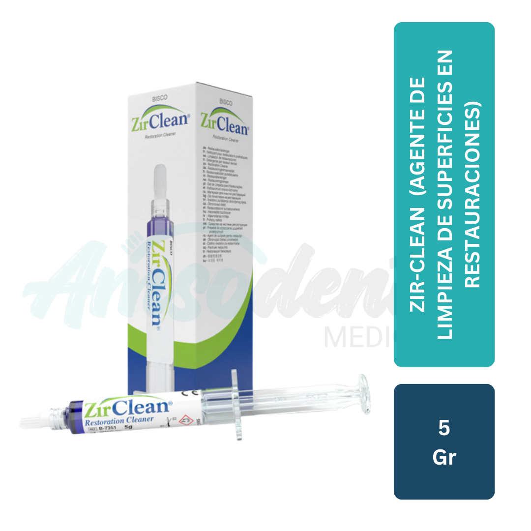 ZIR-CLEAN JERINGA 5 GRS. (AGENTE DE LIMPIEZA DE SUPERFICIES EN RESTAURACIONES)