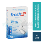 TABLETAS LIMPIADORAS PARA PROTESIS DENTALES x 30U.