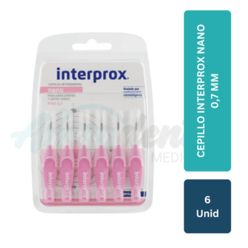 Cepillo Interprox Nano 0,7 mm – 6 unidades