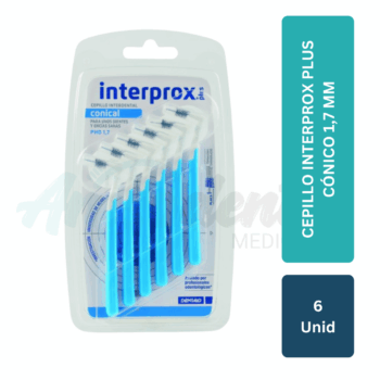Cepillo Interprox Plus Cónico 1,7 mm – 6 unidades