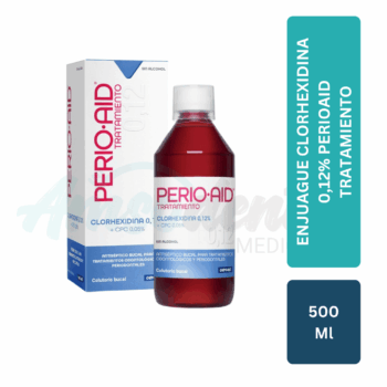 Enjuague Clorhexidina 0,12% PERIOAID Tratamiento 500 ml