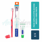 Pack Cepillo VITIS Access Medio + Mini Pasta 15 ml