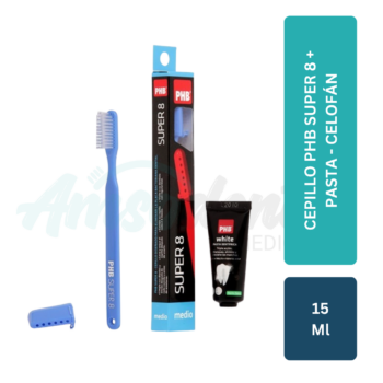 Cepillo PHB Super 8 + Pasta 15ml - Celofán