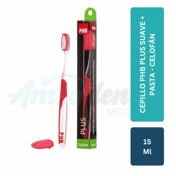 Cepillo PHB Plus Suave + Pasta 15ml - Celofán