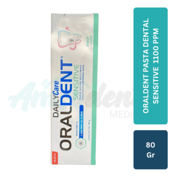 ORALDENT PASTA DENTAL SENSITIVE 80GR 1100 PPM