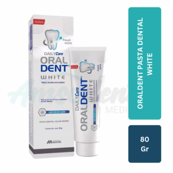 ORALDENT PASTA DENTAL WHITE 80GR