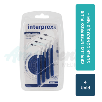 Cepillo Interprox Plus Super Cónico 2,0 mm – 4 unidades