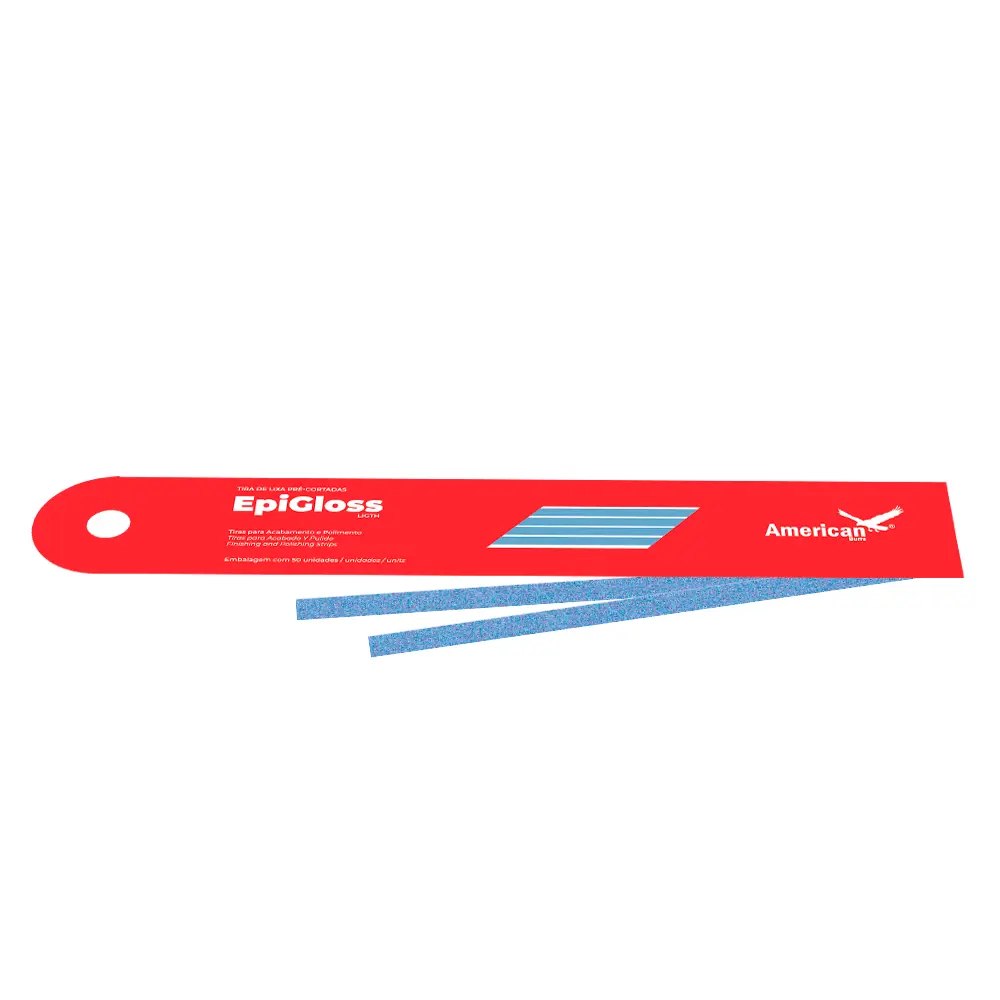 Tira Poliéster Precortada Epigloss - Extra Fina | Azul