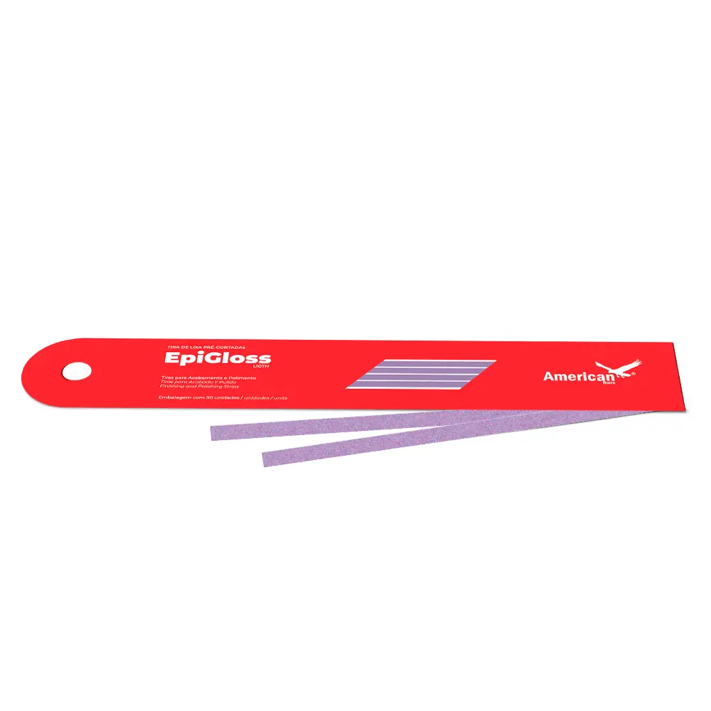 Tira Poliéster Precortada Epigloss - Gruesa | Rojo