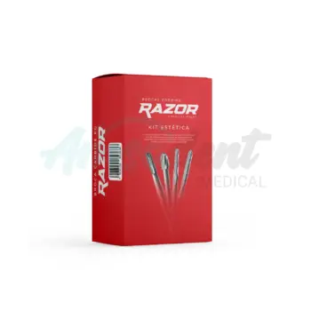 Kit Estética Dental Razor 4 Fresas Carburo